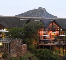 The Kwa Maritane Bush lodge's lovely lodge in magnificent South Africa.