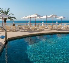 View Nixe Palace Hotel's impressive main pool in sensational Mallorca.