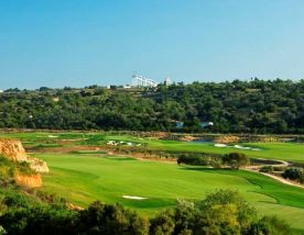 View Amendoeira Faldo Course's impressive golf course situated in dazzling Algarve.