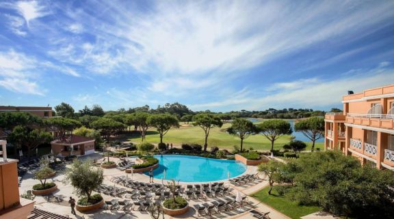 The Quinta da Marinha Resort Hotel's impressive main pool within pleasing Lisbon.