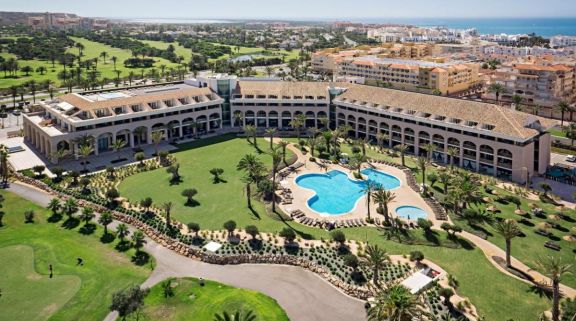 The Hotel Golf Almerimar's scenic hotel within magnificent Costa Almeria.