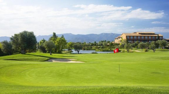 The Hotel Peralada Wine Spa  Golf Resort's lovely golf course in staggering Costa Brava.