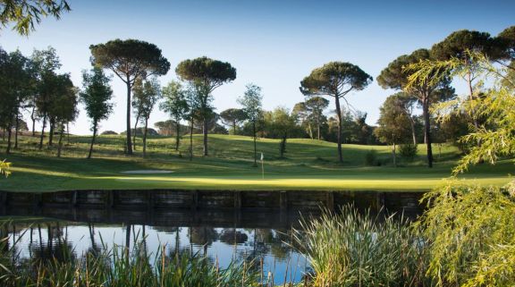 The PGA Catalunya Tour Course's lovely green on the 3rd situated in staggering Costa Brava.