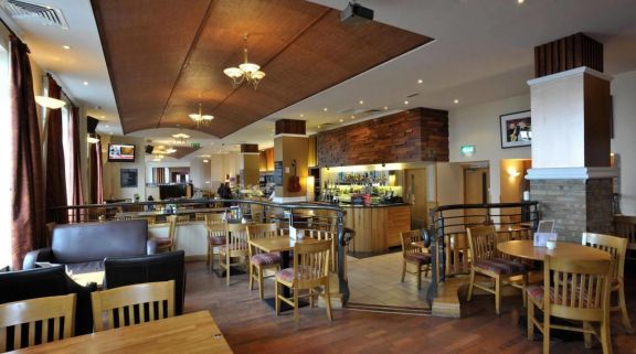 View Portrush Atlantic Hotel's scenic bar area within amazing Northern Ireland.