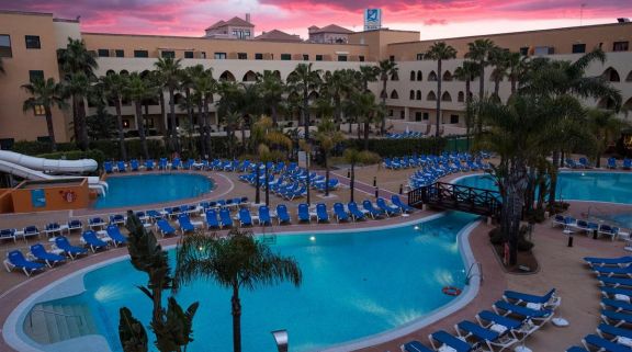 View Playa Marina Spa Hotel's impressive pool situated in dazzling Costa de la Luz.
