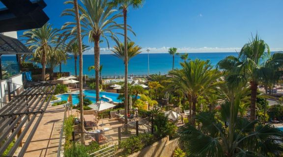 The Corallium Dunamar Hotel's lovely sea view in pleasing Gran Canaria.