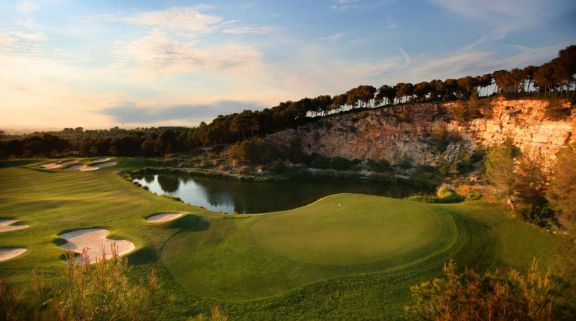 View Costa Dorada Golf Club's impressive green situated in dazzling Costa Dorada.
