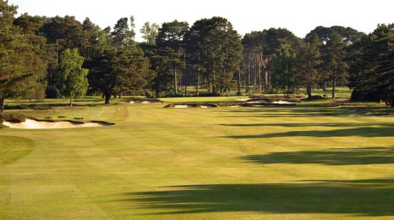 The Ferndown Golf Club's beautiful golf course in striking Devon.
