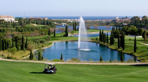 View Flamingos Course - Villa Padierna's scenic golf course situated in stunning Costa Del Sol.