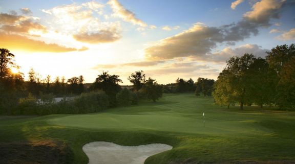 The Hanbury Manor Country Club's impressive golf course situated in stunning Hertfordshire.