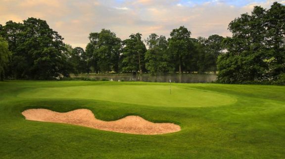 The Kedleston Park Golf Club's impressive golf course situated in astounding Derbyshire.
