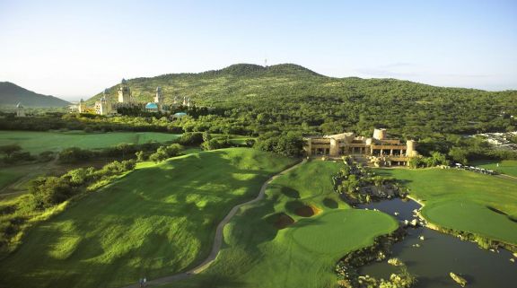 The Lost City Golf Course's lovely golf course situated in staggering South Africa.