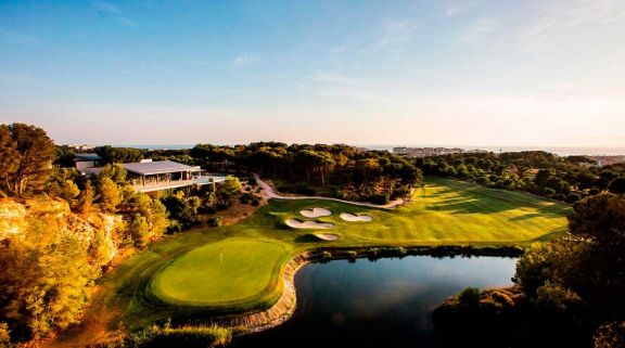 View Lumine Lakes Golf Course's impressive golf course situated in incredible Costa Dorada.