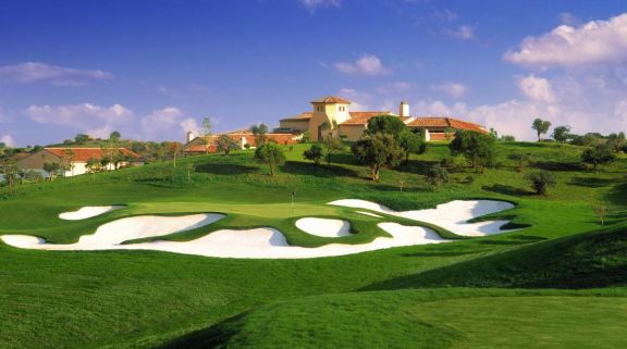 The Monte Rei Golf  Country Club's beautiful golf course situated in spectacular Algarve.
