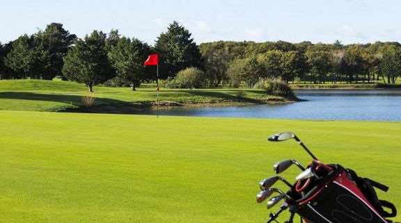 The Golf International Barriere La Baule's scenic green within breathtaking South of France.