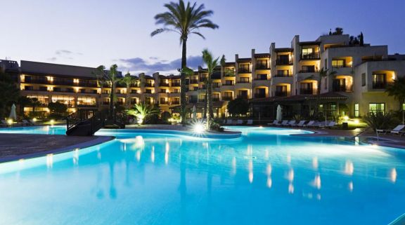 The Precise Resort El Rompido's picturesque main pool in gorgeous Costa de la Luz.