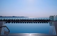 All The Melia Alicante Hotel's lovely sea view main pool in dramatic Costa Blanca.