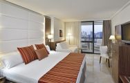 The Melia Benidorm Hotel's impressive double bedroom situated in staggering Costa Blanca.