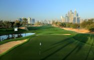 View Emirates Golf Club's lovely golf course situated in brilliant Dubai.