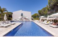 The Magnolia Golf and Wellness Hotel's impressive main pool in incredible Algarve.