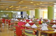 The Pestana Delfim Hotel's picturesque restaurant within astounding Algarve.