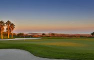 The Quinta da Ria Golf Course's scenic golf course in vibrant Algarve.