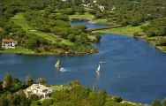 The Quinta do Lago South's lovely golf course in dramatic Algarve.