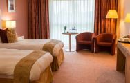 The East Sussex National Hotel's beautiful double bedroom