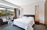 The Sheraton Cascais's scenic double bedroom in sensational Lisbon.