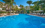 The Vale Do Lobo Resort's beautiful outdoor pool within brilliant Vale do Lobo.