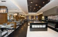 The Hotel Golf Almerimar's impressive buffet restaurant situated in pleasing Costa Almeria.