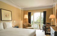 The Hotel La Manga Club Principe Felipe's scenic double bedroom within incredible Costa Blanca.