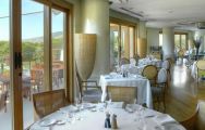 The Hotel La Manga Club Principe Felipe's lovely restaurant in stunning Costa Blanca.