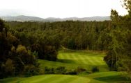 PGA Catalunya Stadium Course fantastic dog-leg left 1st hole