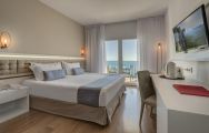 Silken Park San Jorge Hotel's picturesque sea view double bedroom in stunning Costa Brava.