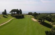 The Llavaneras Golf Club's scenic golf course in vibrant Costa Brava.