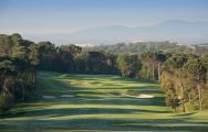 The PGA Catalunya Tour Course's beautiful 5th hole in striking Costa Brava.