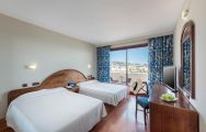 The VIK Gran Hotel's impressive twin room within pleasing Costa Del Sol.