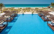 The St. Regis Saadiyat Island Resort's impressive main pool within sensational Abu Dhabi.