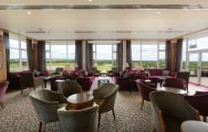 The Oxfordshire Golf Hotel's impressive lounge bar situated in incredible Oxfordshire.
