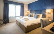 The Nottinghamshire Golf Hotel's scenic double bedroom within breathtaking Nottinghamshire.