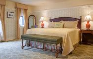 The Holly Inn at Pinehurst Resort's lovely double bedroom situated in brilliant North Carolina.