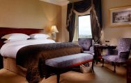 The Heritage Golf Resort's lovely double bedroom within impressive Southern Ireland.