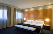 The Silken Al Andalus Hotel's impressive double bedroom within astounding Costa de la Luz.