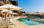 The Salobre Hotel Resort  Serenity's lovely main pool within fantastic Gran Canaria.