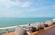 The Royal Cliff Beach Hotel's lovely sea view restaurant situated in brilliant Pattaya.