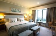 The Portmarnock Hotel and Golf Links's beautiful double bedroom within faultless Southern Ireland.