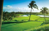 The Heritage Golf Club's beautiful golf course within fantastic Mauritius.