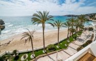 The Nixe Palace Hotel's lovely beach in marvelous Mallorca.
