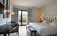 The NH Sotogrande Hotel's scenic double bedroom situated in dramatic Costa Del Sol.